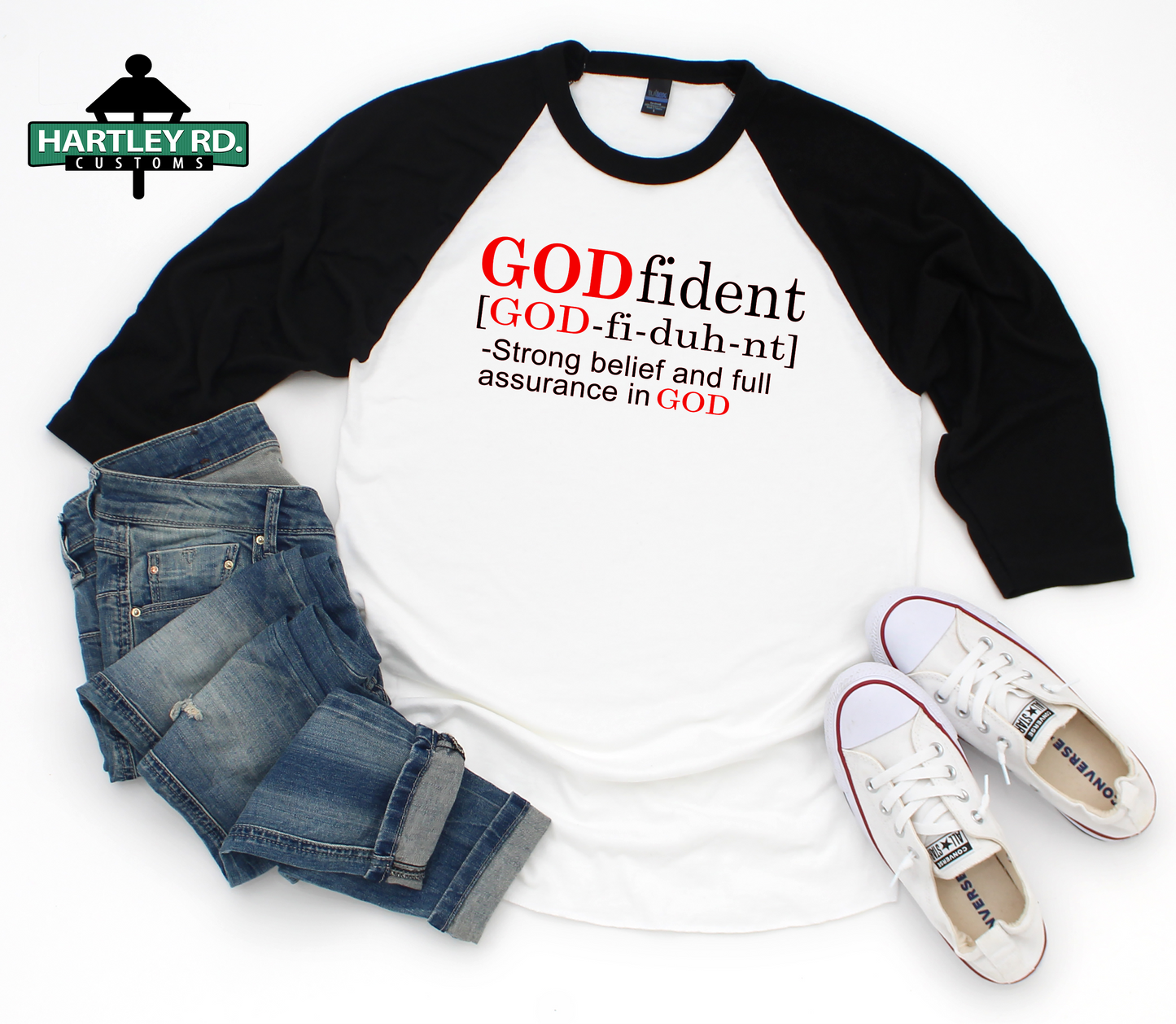 God-fident Raglan Tee