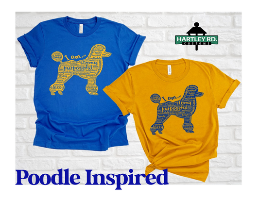 Poodle Inspired (Blue Poodle)